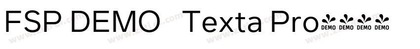 FSP DEMO   Texta Pro字体转换